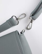 Borsa a tracolla - Similpelle - turchese