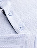 Polo - Unicolore - Bleu clair