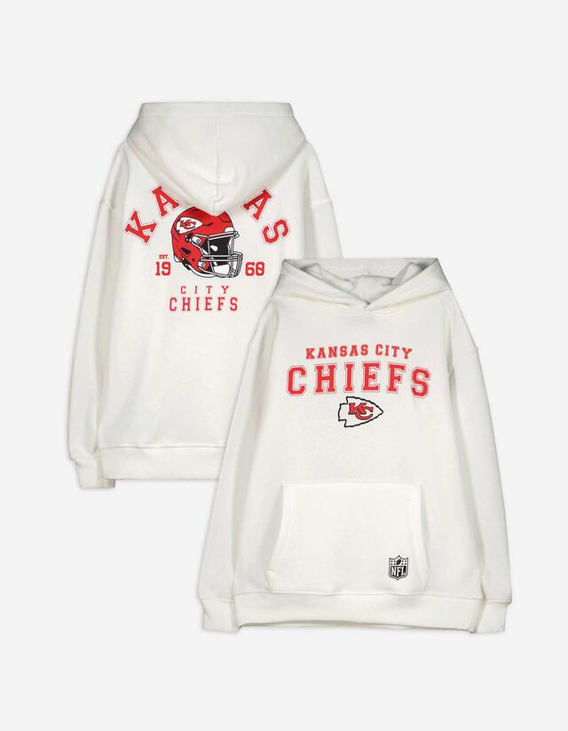 Felpa con cappuccio - NFL - bianco