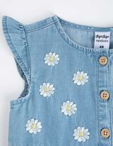 tuta - Ricamo - celeste