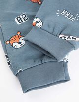 Donji deo trenerke - Šareni print - tirkizna