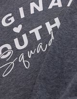 Sweat-shirt - Imprim&eacute; - bleu fonc&eacute;
