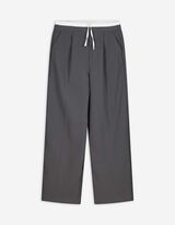 Hose - Double-Layer-Look - dunkelgrau