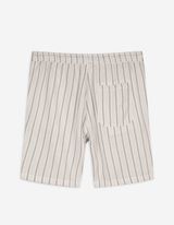 Short - Rayures - blanc