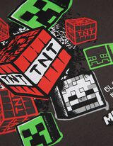 Marškinėliai - Minecraft - tamsiai pilkas