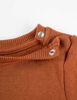 Mikina - Predn&eacute; vrecko - hneda