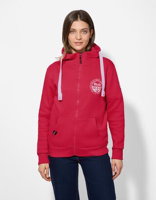 Sweatvest - Print - rood