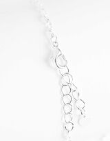 Pėdų grandinėlė - 3 vnt. pakuotė - sidabrinis