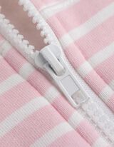 Ensemble comprenant une sweat veste, un pantalon et un T-shirt - Imprimé - blanc