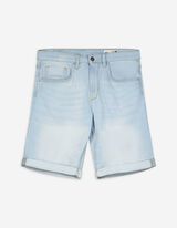 Jeansshorts - Fixierter Beinumschlag