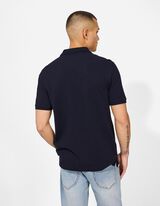 koszulka polo - jednokolorowy - ciemny niebieski