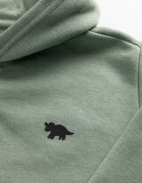 Prop&iacute;nac&iacute; mikina - Nadměrn&yacute; střih Oversized Fit - zelena