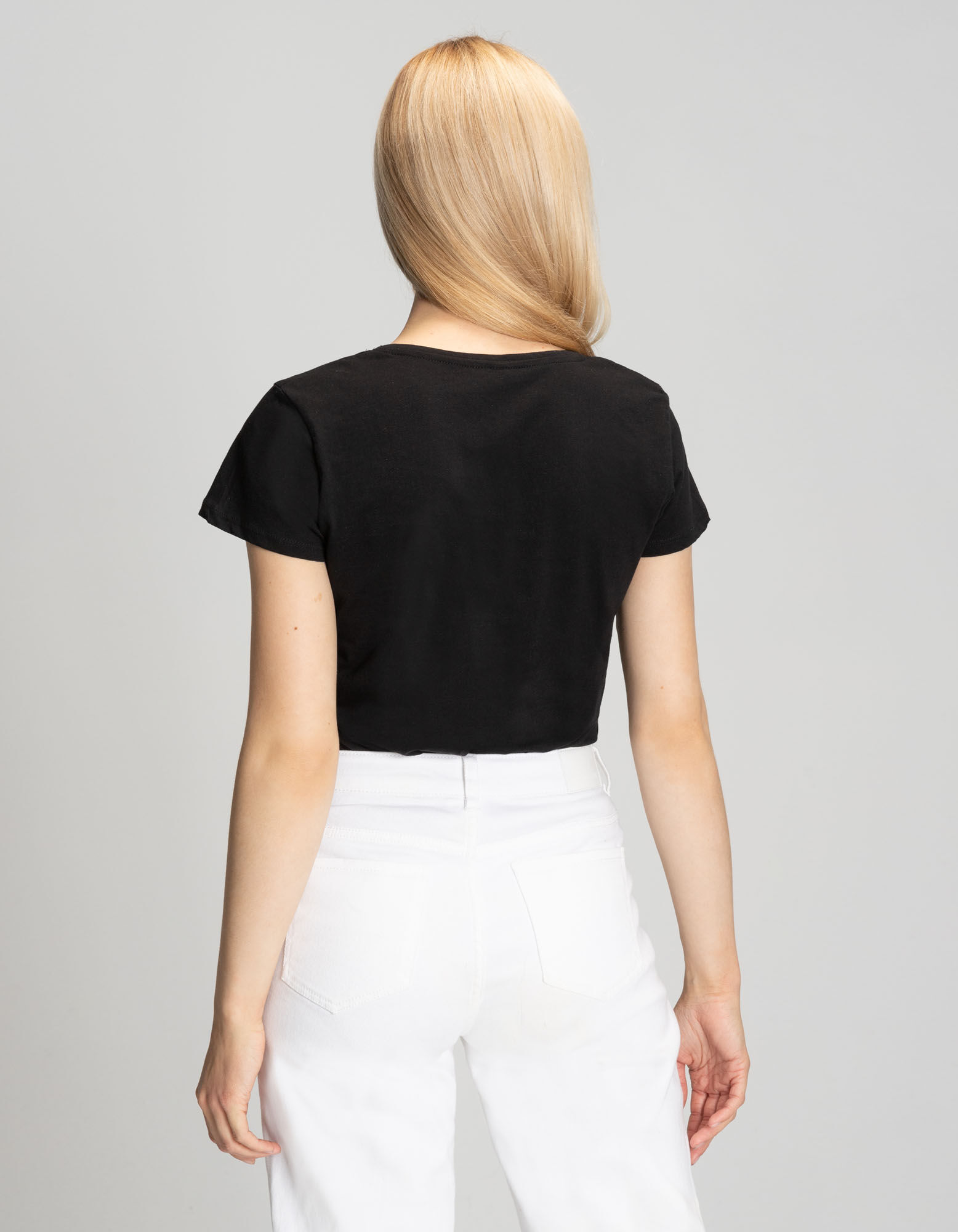 T-shirt - Imprim&eacute; scintillant - Noir