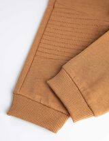 Jogger pants - Tekstprint - lichtbruin