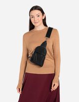 Borsa a tracolla - Motivi misti - verde scuro