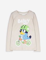 Tričko s dlhými rukávmi - Bluey - bezova