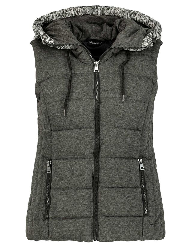 Damen Steppweste Mit Kapuze Takko Fashion