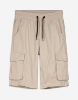 Cargoshorts - einfarbig - beige