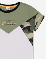 T-shirt - Tekstprint - lichtgroen