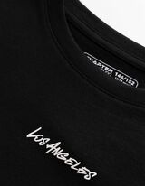 Tričko - Potlač - cierna