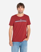 Majica kratkih rukava - Prednja štampa - tamno-crvena