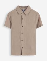 Ing &eacute;s r&ouml;vidnadr&aacute;g szett - Muszlin - b&eacute;zs