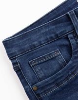 Džínsy - Šikmé vrecká - tmavomodra