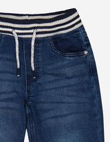 joggersy - efekt termiczny - niebieski