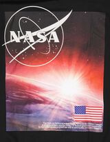 Pulover s kapuco - NASA - crna