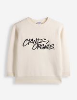 Pleten&yacute; sveter - Oversized Fit - Smotanov&aacute;