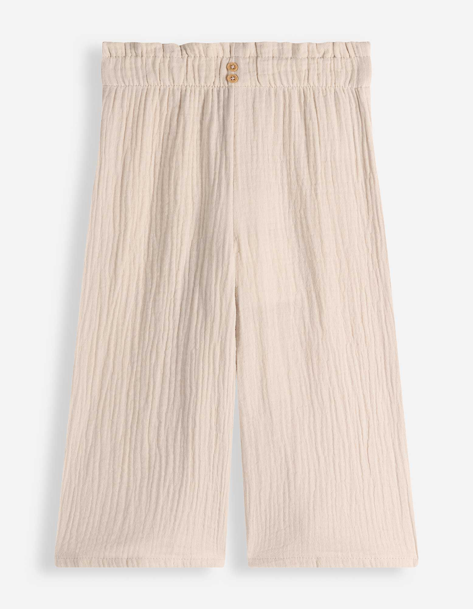 P&uuml;ksid - musliinkangas - valge