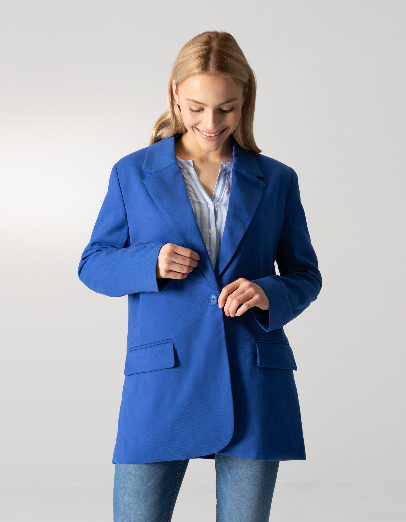 Damen Blazer - Oversized Fit   
