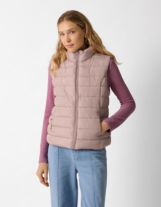 Steppweste - Regular Fit - Rosa