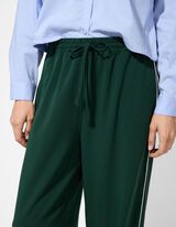 Joggingové kalhoty - Široký střih Wide Fit - zelena