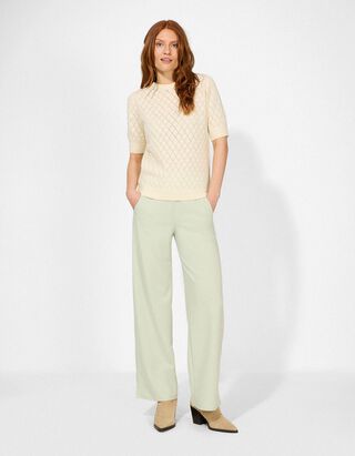 Broek - Elastische band - lichtgroen