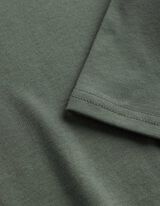 Tričko - Nadměrn&yacute; střih Oversized Fit - tmave zelena