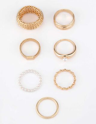 Bague - Lot de 7