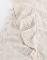 blúzka - Rukávy s volánmi - biely