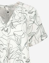 Haut en dentelle - Viscose - blanc