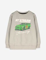 Sweatshirt - Print - grau