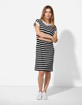 Kleid - gerade geschnitten - schwarz