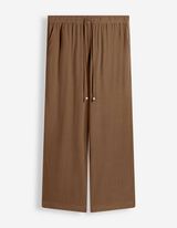 Pantalon - Aspect lin - Brun