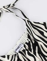 sukienka maxi - LENZING™ ECOVERO™ - bialy