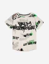 T-shirt - napis - bez