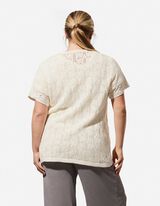Cardigan - Baumwoll-Mix - wei&szlig;
