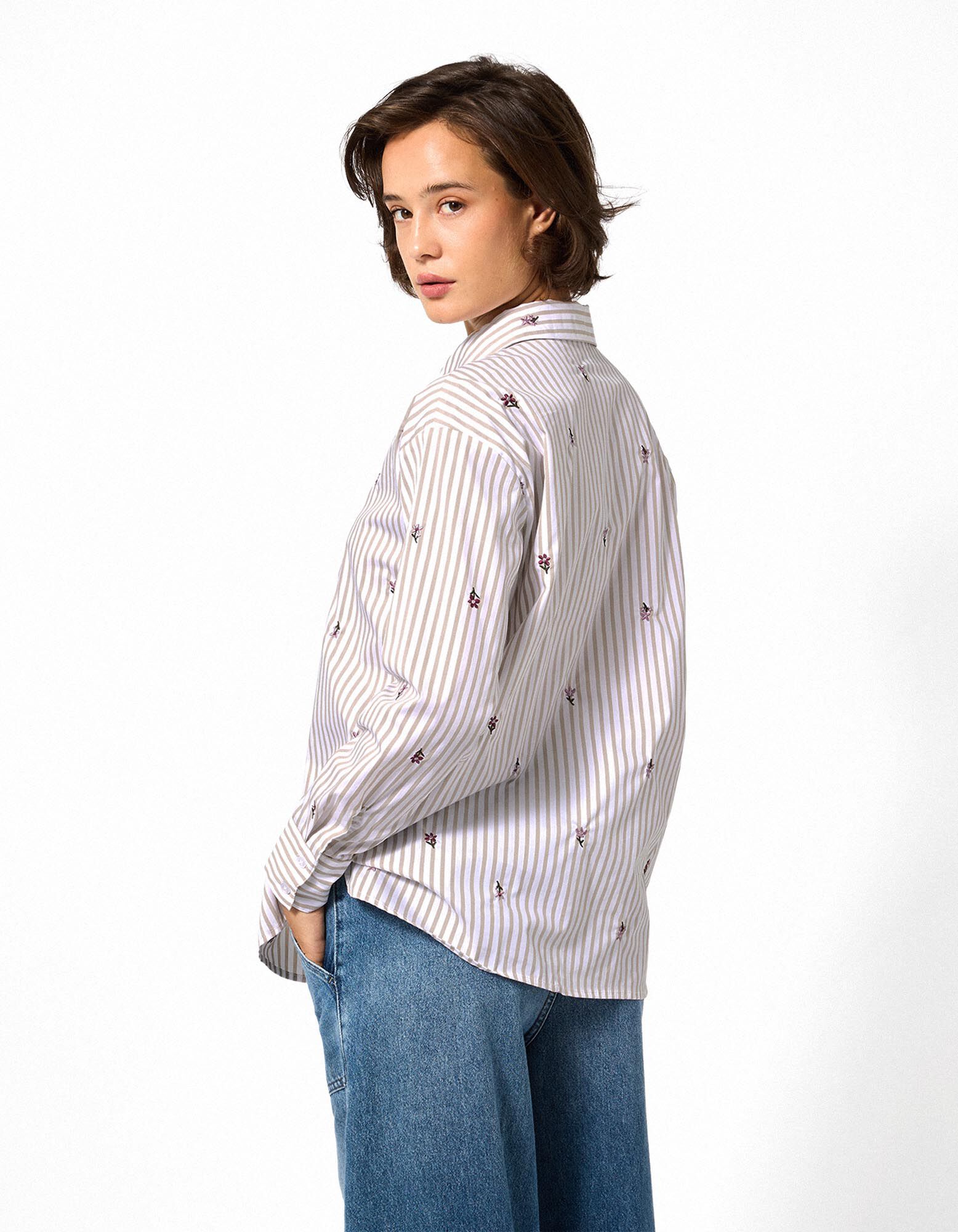 Bluse - Beige