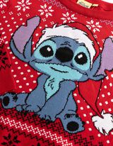 Strickpullover - Lilo & Stitch - Rot