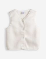 Gilet - Teddy - wit