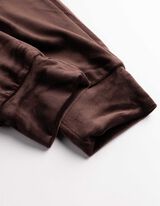 Broek - Fluweel - donkerbruin