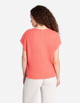 Maglia - Aspetto grinzoso - rosso chiaro